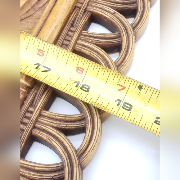 Vintage Dart Coppercraft Cornucopia Fruit Basket Wall Hanging Unique MCM Decor - Picture 14 of 16